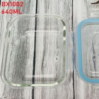 HỘP THỦY TINH CHỮ NHẬT 640ML BX1002