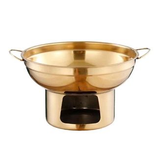 NỒI LẨU BẾP CỒN MINI 22CM BẰNG THÉP KHÔNG GỈ
