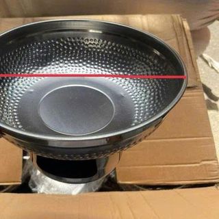 NỒI LẨU BẾP CỒN MINI 22CM BẰNG THÉP KHÔNG GỈ