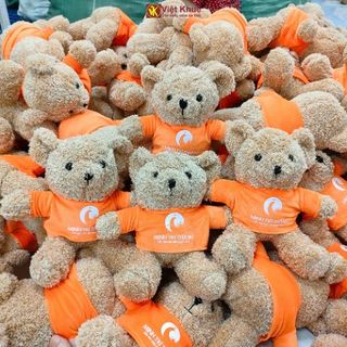 Gấu Teddy In Thêu Logo