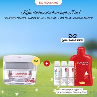 Kem Dưỡng Trắng Da Ban Ngày 5 in 1 [Hũ 30g] TẶNG 1 TRONG 2 QUÀ