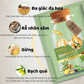 10 Gói Nhuộm Tóc Bạc, Nhuộm Đen Thảo Dược Tặng Kèm Dụng Cụ Nhuộm Và Gói Giữ Tóc