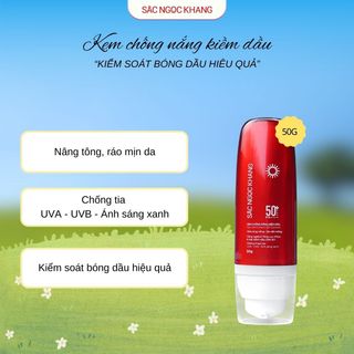 Kem Chống Nắng Kiềm Dầu [Tuýp 50g]