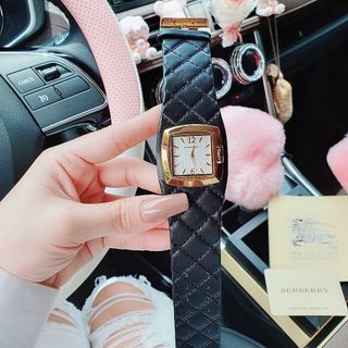 ĐỒNG HỒ NỮ CAO CẤP PUBBERRY PHIÊN BẢN HEMET COLLIER DÂY DA MẶT VUÔNG