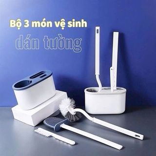 Bộ 3 Món Vệ Sinh Dán Tường (Thùng 40 Bộ)