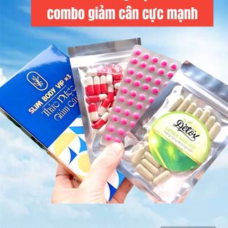 Giảm cân slim body vip x3 combo 3 món