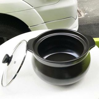 NỒI ĐẤT HẦM 5 LÍT NẮP THỦY TINH CAO CẤP