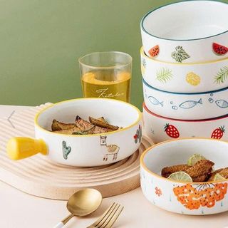 BÁT SỨ ĂN MÌ CÓ TAY CẦM HỌA TIẾT CAO CẤP