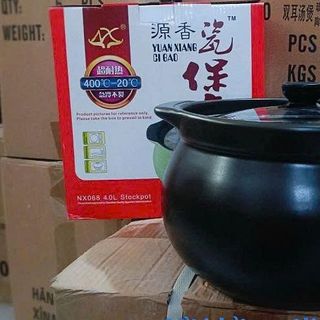 NỒI ĐẤT HẦM 3 LÍT NẮP THỦY TINH CAO CẤP