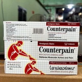 Kem Xoa Bóp Counterpain Màu Đỏ (Thùng 30 Tuýp x 60gr)