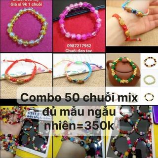 Chuỗi đeo tay phong thủy nhiều mẫu ngẫu nhiên mix