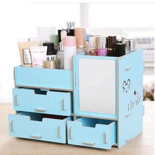 KỆ ĐỰNG MỸ PHẨM 3 NGĂN CÓ GƯƠNG
