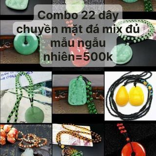 Dây chuyền phong thủy mặt đá