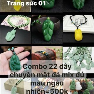 Dây chuyền phong thủy mặt đá