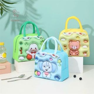 Túi Đựng Hộp Cơm Giữ Nhiệt Văn Phòng, Chống Thấm Nước, Bảo Quản Thực Phẩm Tiện Dụng ( hoạt tiết hoạt hình 3D )