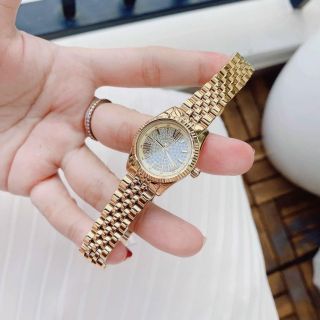 ĐỒNG HỒ NỮ CAO CẤP MICHAEL K VÀNG MẶT ĐÁ MINI FULLBOX