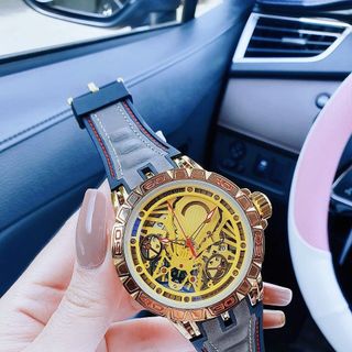 SALE BỎ MẪU ĐỒNG HỒ NAM TRUNG CẤP DUBUI DÂY DA MẶT GIẢ CƠ