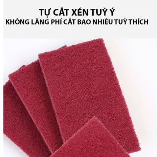 Miếng Cọ Xoong Nồi Dài 1M Đánh Bay Gỉ Set Miếng Bọt Biển Rửa Chén Bát Làm Sạch Vết Ố Vết Đen Do Cháy Nhọ Nhồi