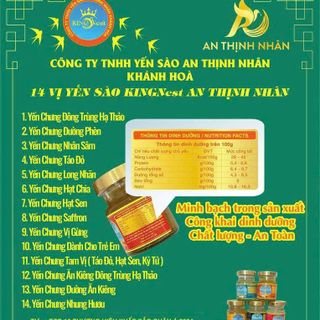 Combo 5 hũ Yến sào trẻ e 39% yến