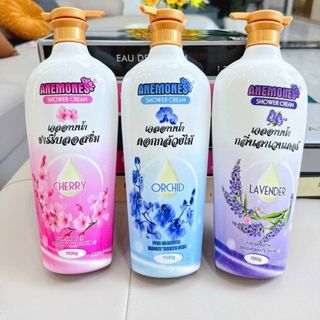 Sữa Tắm Hương Hoa Anemones Shower Cream Cherry, Orchid, Lavender 1100ml