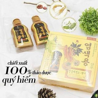 HỘP 2 CHAI DẦU GỘI ĐEN TÓC NHÂN SÂM HÀN QUỐC