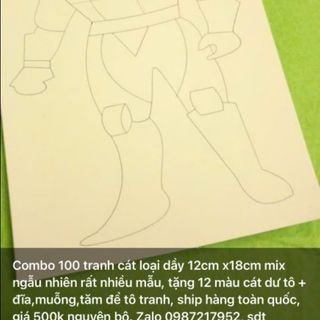 Combo tranh cát 100 tranh giá trên hình luôn