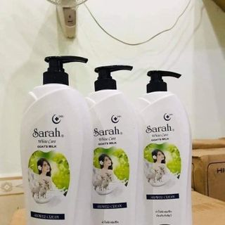 Sữa Tắm Dê Sarah 24h White Care Goats Milk Shoer Cream 1200ml