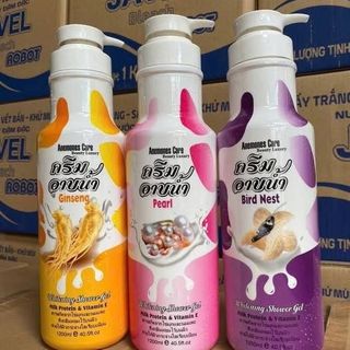 Sữa Tắm Anemones Care Beauty Luxury Ginseng, Pearl, Bird Nest Whitening Shower Gel 1200ml