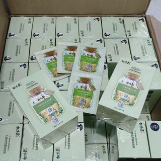 Hộp 10 Gói Dầu Gội nhuộm màu tóc phủBạc Thảo dược Qiweitang - (30ml x 10 gói)