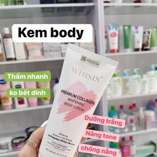 Kem Dưỡng Body Whisis Collagen Trắng Da Spf 50+ Pda++++ 200ml