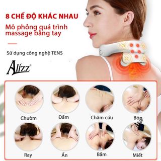 MÁY MASSAGE CỔ VAI GÁY XUNG ĐIỆN ALIZZ AL- 13605