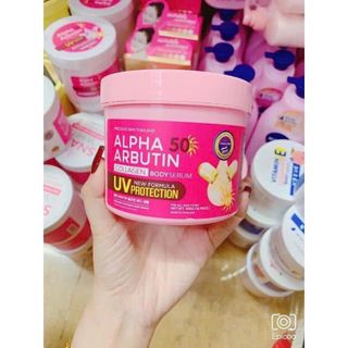 Kem Dưỡng trắng Alpha Arbutin Collagen Body- 500g