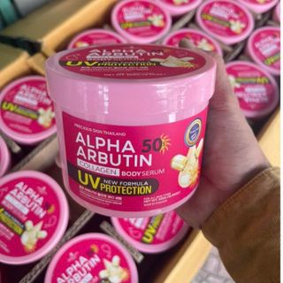 Kem Dưỡng trắng Alpha Arbutin Collagen Body- 500g