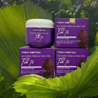 Kem Body Tía Tô tony Detox Dưỡng Trắng Da 180g