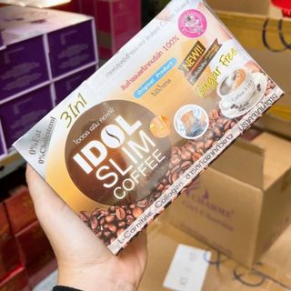 Hộp 10 gói cà phê sữa Giảm cân IDOL SLIM COFFEE Thái lan