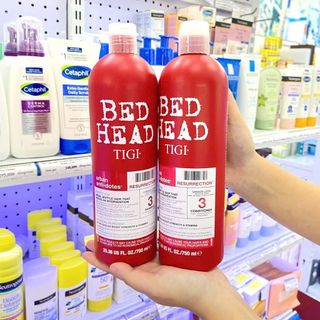 Cặp Dầu Gội Xả Tigi Bed Head Đỏ Rehab For Hair Cho Tóc Hư Tổn