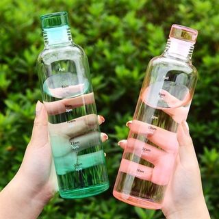 Bình Nhựa 500ml Chia Vạch (Thùng 100 Cái)