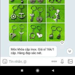 Móc khóa cặp đôi nhiều mẫu đa dạng