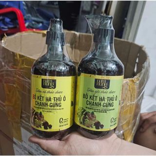 Cặp Dầu gội & xả bồ kết hà thủ ô chanh gừng NAM NUNG