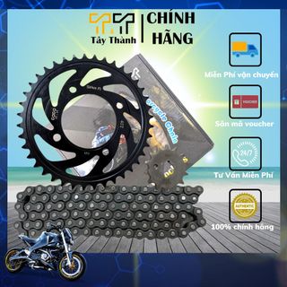 Nhông sên dĩa tất cả các dòng xe, thông số chuẩn, sên đen