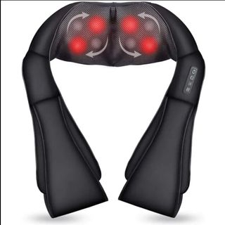 Máy mát xa cổ vai gáy với nhiệt xoa bóp sâu 3D giúp giảm đau vai, chân, cơ thể - Massage