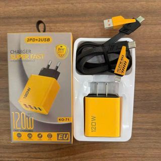 BỘ SẠC NHANH 120W 4 CỔNG ĐA NĂNG