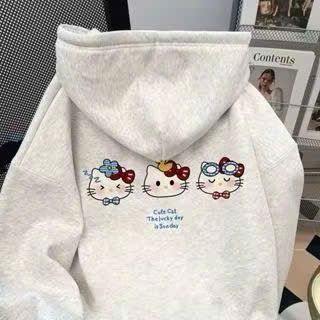 Áo khoác nữ vải nỉ 3 con mèo Cute Cat