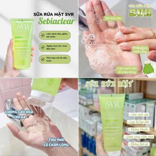 Sữa rửa mặt svr 200ml (xanh lá) (Có xuất VaT)