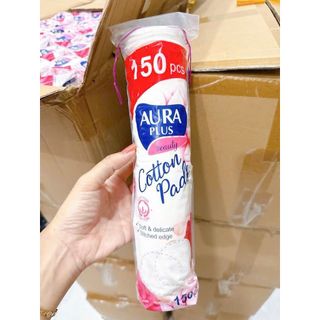 Bông tẩy Trang AURA PLUS BEAUTY - 150 miếng