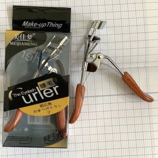 Kẹp Bấm Mi Cán gỗ MEIJIAMENG the Eyelash Urler Gọn Nhẹ Siêu Cong Mi