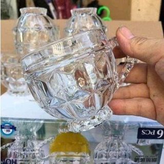 BỘ 6 LY THỦY TINH CÓ QUAI DIAMONDS DM295
