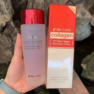 Nước hoa hồng 3W Clinic collagen đỏ- giúp ngăn ngừa lão hóa 150ml