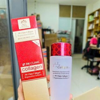 Nước hoa hồng 3W Clinic collagen đỏ- giúp ngăn ngừa lão hóa 150ml