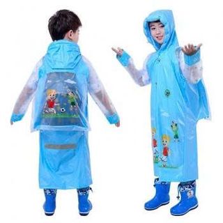 ÁO MƯA TRẺ EM CÓ NGĂN ĐỂ BALO